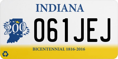 IN license plate 061JEJ