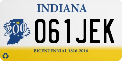 IN license plate 061JEK