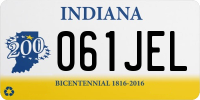 IN license plate 061JEL