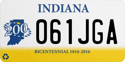 IN license plate 061JGA