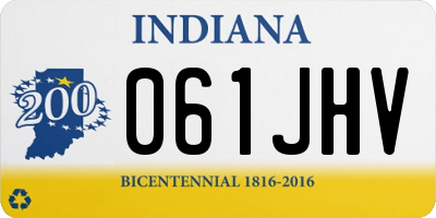 IN license plate 061JHV