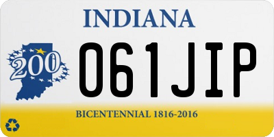 IN license plate 061JIP