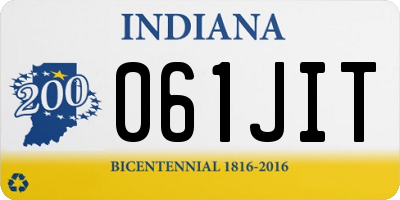 IN license plate 061JIT