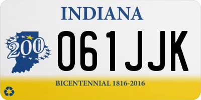 IN license plate 061JJK