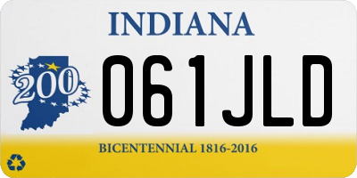 IN license plate 061JLD