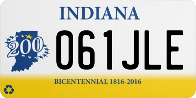 IN license plate 061JLE