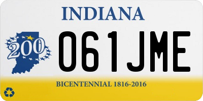 IN license plate 061JME