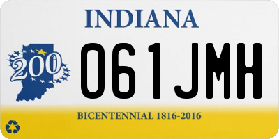 IN license plate 061JMH