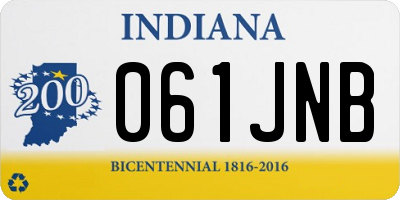 IN license plate 061JNB