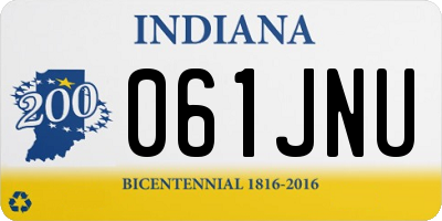 IN license plate 061JNU