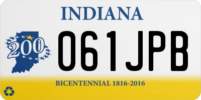 IN license plate 061JPB