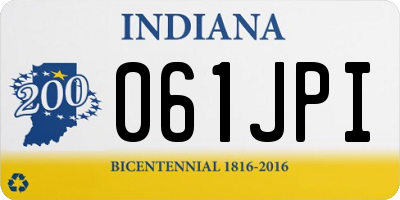 IN license plate 061JPI