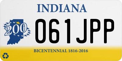 IN license plate 061JPP