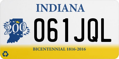 IN license plate 061JQL