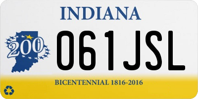 IN license plate 061JSL