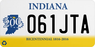 IN license plate 061JTA