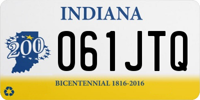 IN license plate 061JTQ