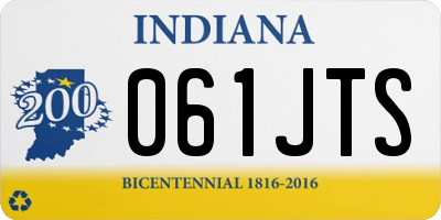 IN license plate 061JTS