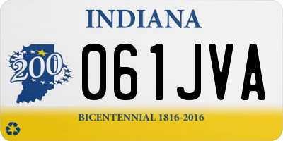 IN license plate 061JVA