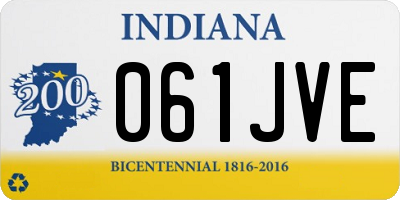 IN license plate 061JVE