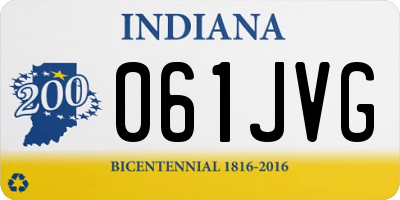 IN license plate 061JVG