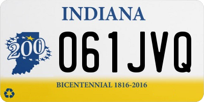 IN license plate 061JVQ