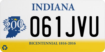 IN license plate 061JVU