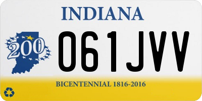 IN license plate 061JVV