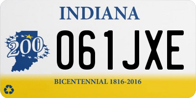 IN license plate 061JXE