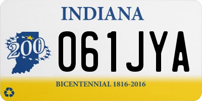 IN license plate 061JYA