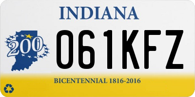 IN license plate 061KFZ