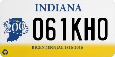 IN license plate 061KHO