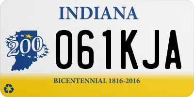 IN license plate 061KJA