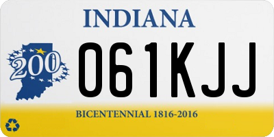 IN license plate 061KJJ