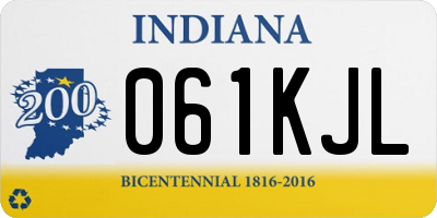 IN license plate 061KJL
