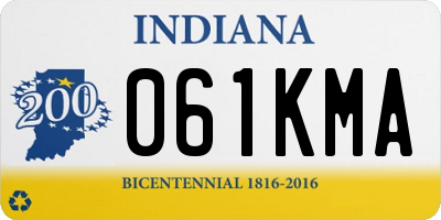 IN license plate 061KMA