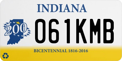 IN license plate 061KMB