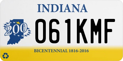 IN license plate 061KMF
