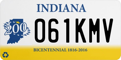 IN license plate 061KMV