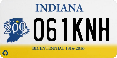 IN license plate 061KNH