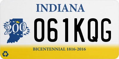IN license plate 061KQG