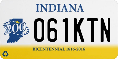 IN license plate 061KTN