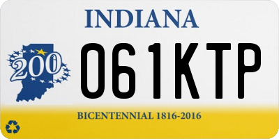 IN license plate 061KTP