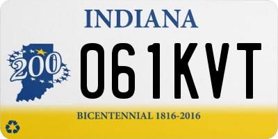 IN license plate 061KVT