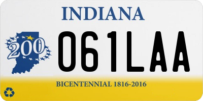 IN license plate 061LAA