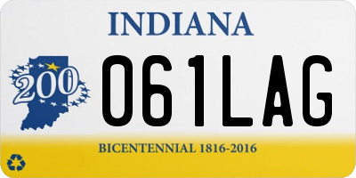 IN license plate 061LAG