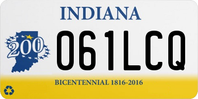 IN license plate 061LCQ