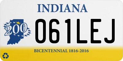 IN license plate 061LEJ