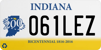 IN license plate 061LEZ