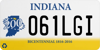 IN license plate 061LGI